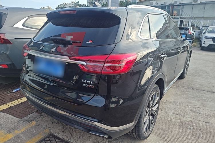 Used Hongqi HS5 2022 Facelifted Version 2.0T Smart Connect Flagship All-Wheel-Drive Edition Rear Right 45 Deg