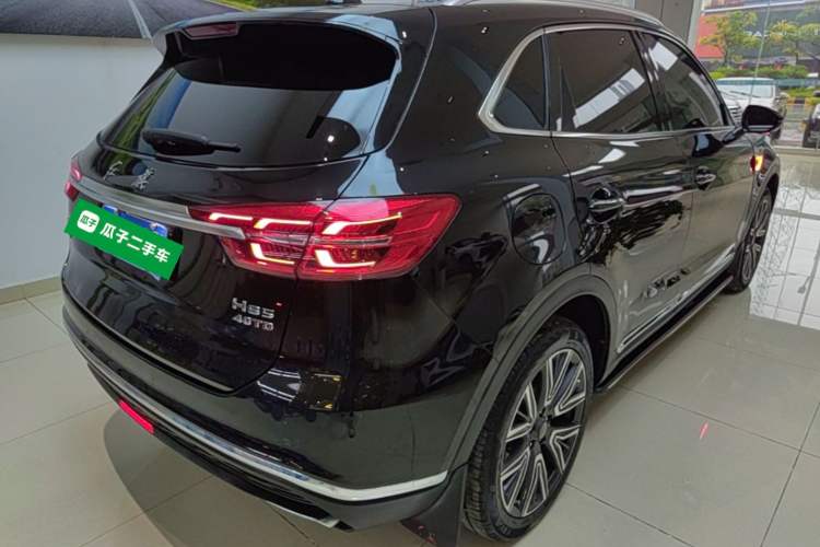 Used Hongqi HS5 2022 Facelifted Version 2.0T Smart Connect Flagship All-Wheel-Drive Edition Rear Right 45 Deg