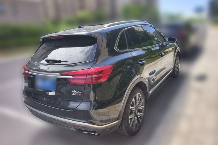 Used Hongqi HS5 2022 Facelifted Version 2.0T Smart Connect Flagship All-Wheel-Drive Edition Rear Right 45 Deg