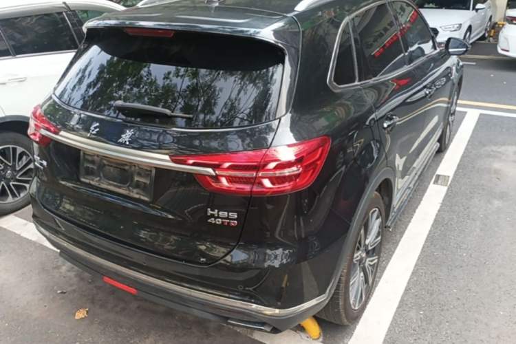 Used Hongqi HS5 2022 Facelifted Version 2.0T Smart Connect Flagship All-Wheel-Drive Edition Rear Right 45 Deg