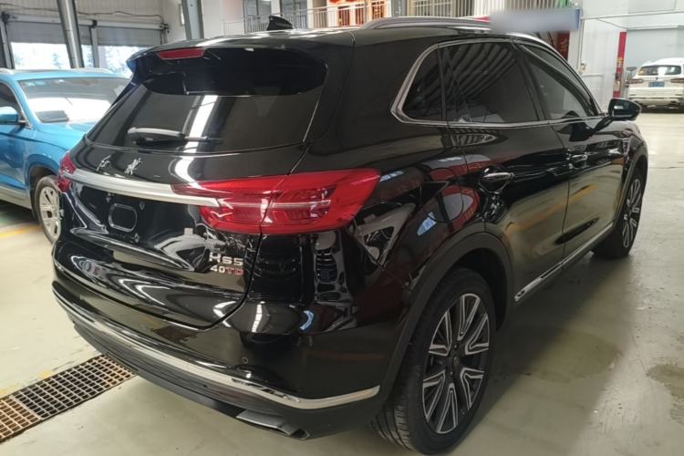 Used Hongqi HS5 2022 Facelifted Version 2.0T Smart Connect Flagship All-Wheel-Drive Edition Rear Right 45 Deg