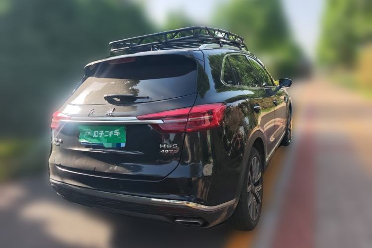 Used Hongqi HS5 2022 Facelifted Version 2.0T Smart Connect Flagship All-Wheel-Drive Edition Rear Right 45 Deg