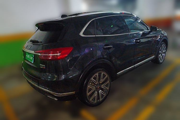 Used Hongqi HS5 2022 Facelifted Version 2.0T Smart Connect Flagship All-Wheel-Drive Edition Rear Right 45 Deg
