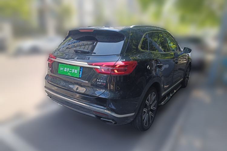 Used Hongqi HS5 2022 Facelifted Version 2.0T Smart Connect Flagship All-Wheel-Drive Edition Rear Right 45 Deg