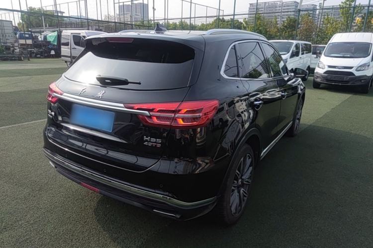 Used Hongqi HS5 2022 Facelifted Version 2.0T Smart Connect Flagship All-Wheel-Drive Edition Rear Right 45 Deg