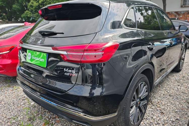 Used Hongqi HS5 2022 Facelifted Version 2.0T Smart Connect Flagship All-Wheel-Drive Edition Rear Right 45 Deg