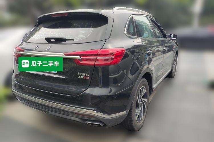 Used Hongqi HS5 2022 Revised Version 2.0T Smart Connect Flagship Edition Rear Right 45 Deg