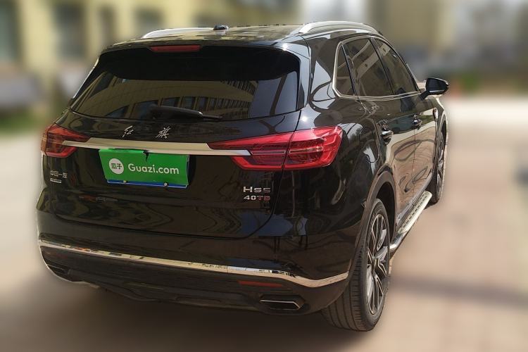 Used Hongqi HS5 2022 Facelifted Version 2.0T Smart Connect Flagship All-Wheel-Drive Edition Rear Right 45 Deg