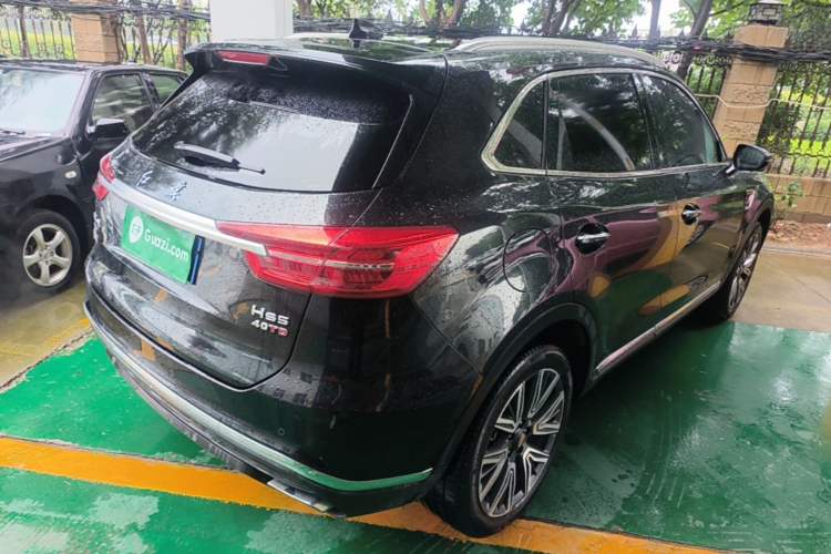 Used Hongqi HS5 2022 Facelifted Version 2.0T Smart Connect Flagship All-Wheel-Drive Edition Rear Right 45 Deg