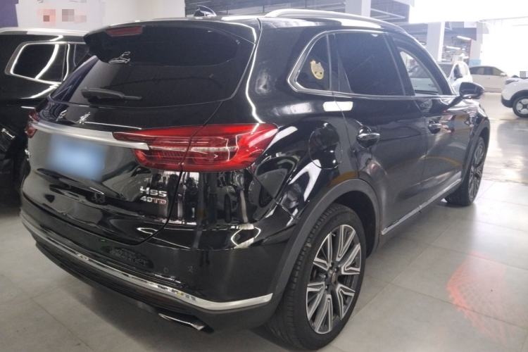 Used Hongqi HS5 2022 Facelifted Version 2.0T Smart Connect Flagship All-Wheel-Drive Edition Rear Right 45 Deg