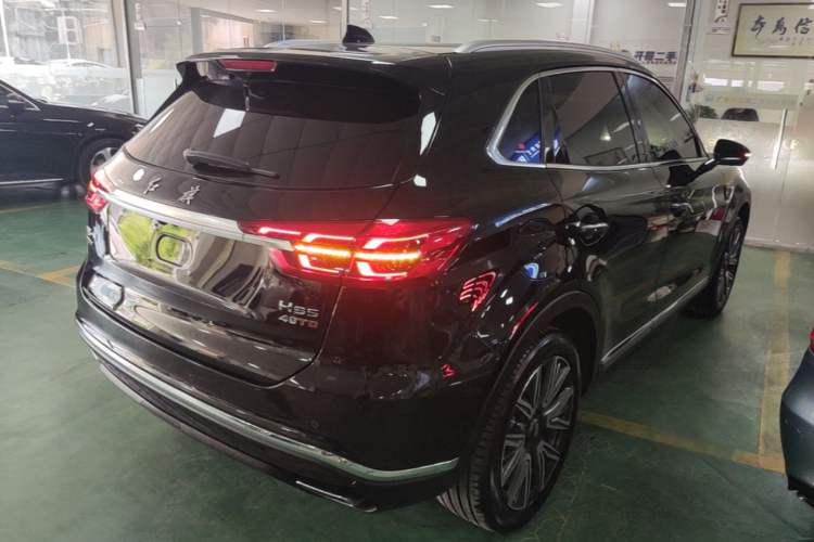 Used Hongqi HS5 2022 Facelifted Version 2.0T Smart Connect Flagship All-Wheel-Drive Edition Rear Right 45 Deg