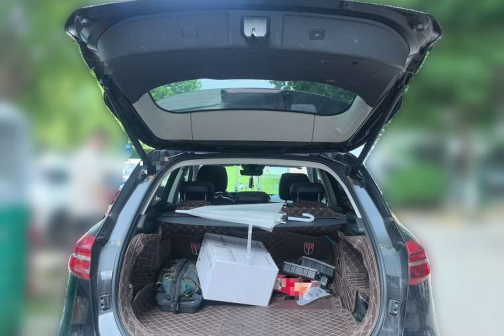 Used Hongqi HS5 2022 Facelifted Version 2.0T Smart Connect Flagship All-Wheel-Drive Edition Trunk