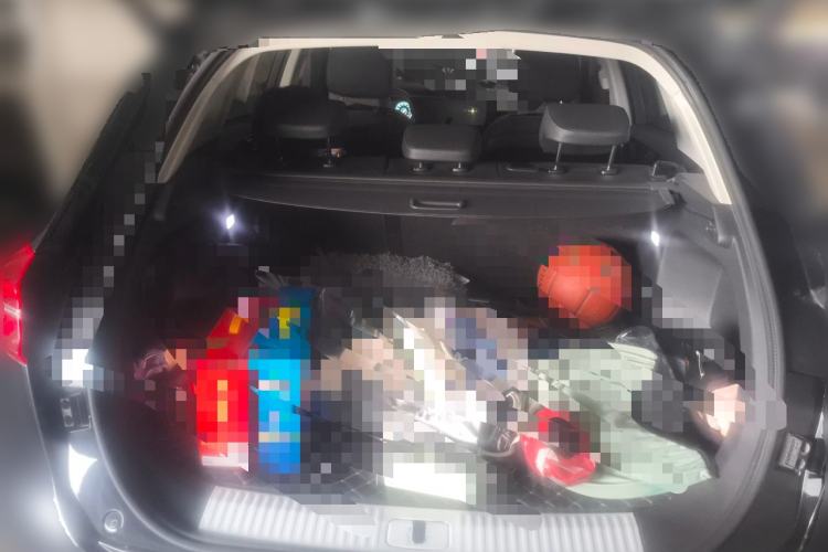 Used Hongqi HS5 2022 Facelifted Version 2.0T Smart Connect Flagship All-Wheel-Drive Edition Trunk