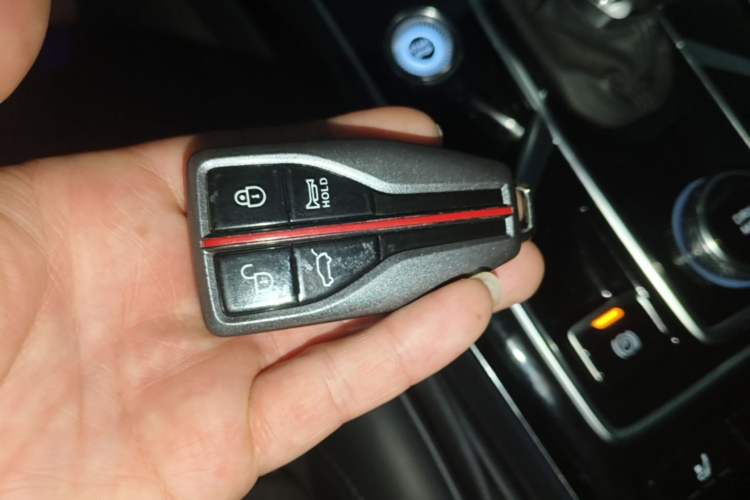 Used Hongqi HS5 2022 Revised Version 2.0T Smart Connect Flagship Edition Vehicle Key