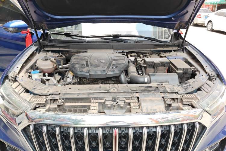 Used Hongqi HS5 2022 Facelifted Version 2.0T Smart Connect Flagship All-Wheel-Drive Edition Engine Bay