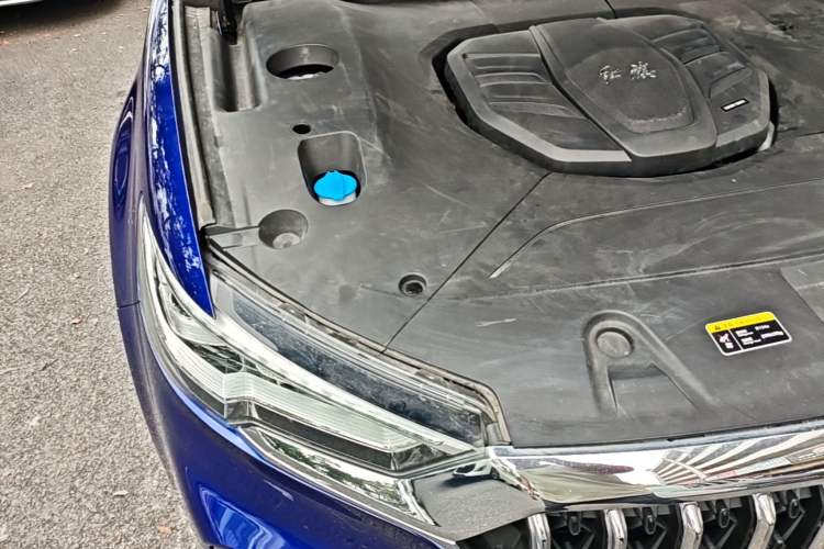 Used Hongqi HS5 2022 Facelifted Version 2.0T Smart Connect Flagship All-Wheel-Drive Edition Engine Bay Right