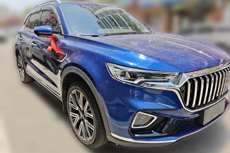 Used Hongqi HS5 2022 Facelifted Version 2.0T Smart Connect Flagship All-Wheel-Drive Edition Front Right 45 Deg