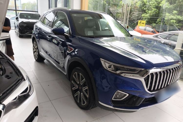 Used Hongqi HS5 2022 Facelifted Version 2.0T Smart Connect Flagship All-Wheel-Drive Edition Front Right 45 Deg