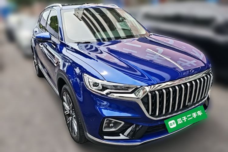 Used Hongqi HS5 2022 Facelifted Version 2.0T Smart Connect Flagship All-Wheel-Drive Edition Front Right 45 Deg