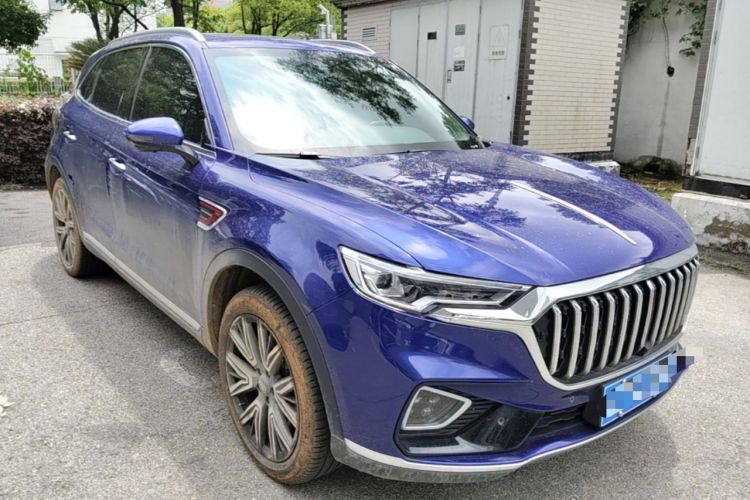 Used Hongqi HS5 2022 Facelifted Version 2.0T Smart Connect Flagship All-Wheel-Drive Edition Front Right 45 Deg
