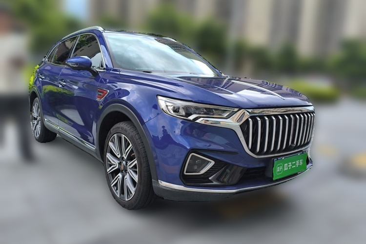 Used Hongqi HS5 2022 Facelifted Version 2.0T Smart Connect Flagship All-Wheel-Drive Edition Front Right 45 Deg