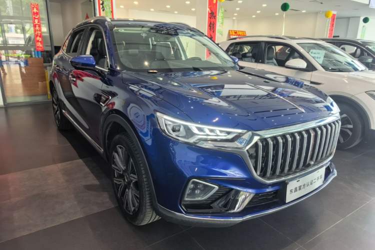 Used Hongqi HS5 2022 Facelifted Version 2.0T Smart Connect Flagship All-Wheel-Drive Edition Front Right 45 Deg