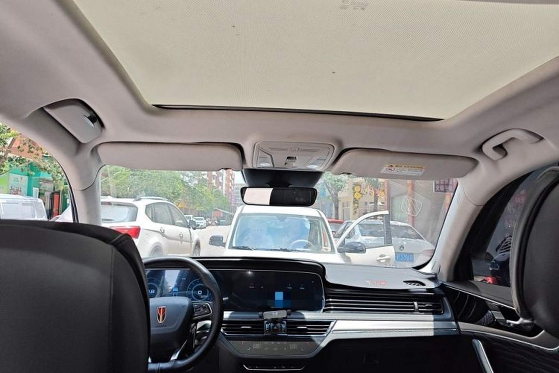 Used Hongqi HS5 2022 Facelifted Version 2.0T Smart Connect Flagship All-Wheel-Drive Edition Headliner