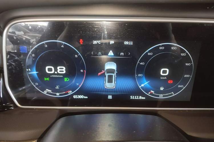 Used Hongqi HS5 2022 Revised Version 2.0T Smart Connect Flagship Edition Instrument Cluster