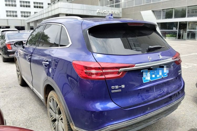 Used Hongqi HS5 2022 Facelifted Version 2.0T Smart Connect Flagship All-Wheel-Drive Edition Rear Left 45 Deg