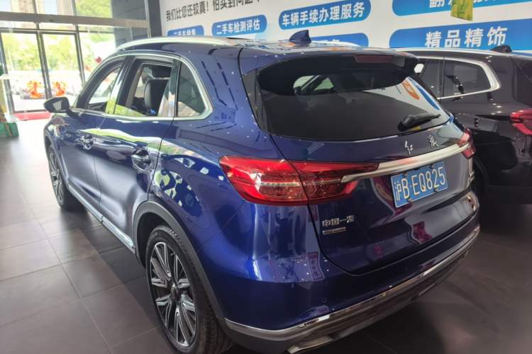 Used Hongqi HS5 2022 Facelifted Version 2.0T Smart Connect Flagship All-Wheel-Drive Edition Rear Left 45 Deg