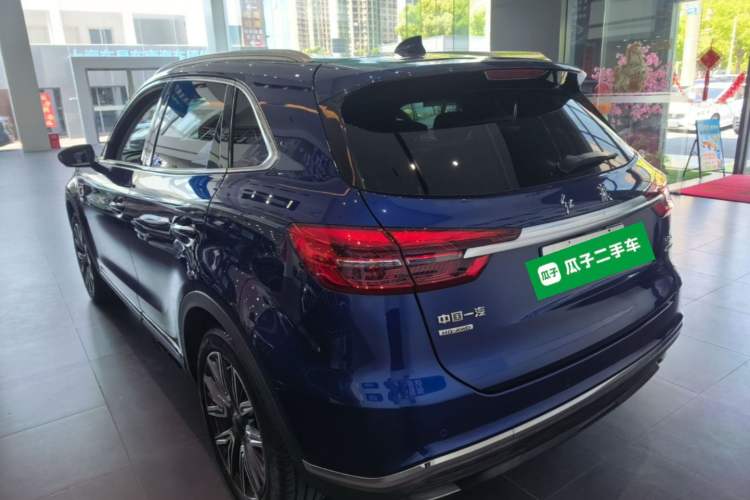 Used Hongqi HS5 2022 Facelifted Version 2.0T Smart Connect Flagship All-Wheel-Drive Edition Rear Left 45 Deg