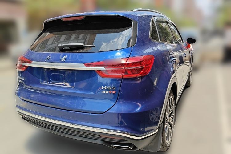 Used Hongqi HS5 2022 Facelifted Version 2.0T Smart Connect Flagship All-Wheel-Drive Edition Rear Right 45 Deg