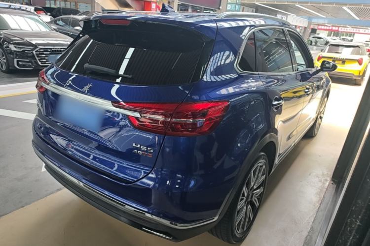 Used Hongqi HS5 2022 Facelifted Version 2.0T Smart Connect Flagship All-Wheel-Drive Edition Rear Right 45 Deg