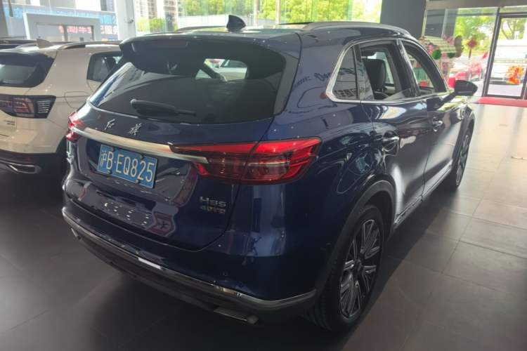 Used Hongqi HS5 2022 Facelifted Version 2.0T Smart Connect Flagship All-Wheel-Drive Edition Rear Right 45 Deg