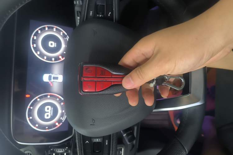 Used Hongqi HS5 2022 Facelifted Version 2.0T Smart Connect Flagship All-Wheel-Drive Edition Vehicle Key