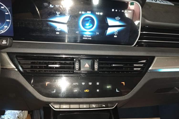 Used Hongqi HS5 2022 Revised Version 2.0T Smart Connect Flagship Edition Audio And AC Panel
