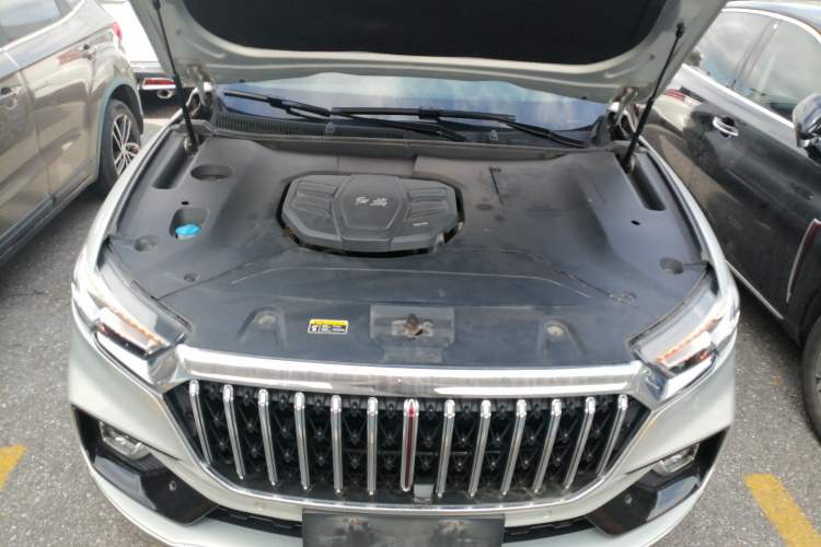 Used Hongqi HS5 2022 2.0T Smart Connect Flagship All-Wheel-Drive Version Engine Bay