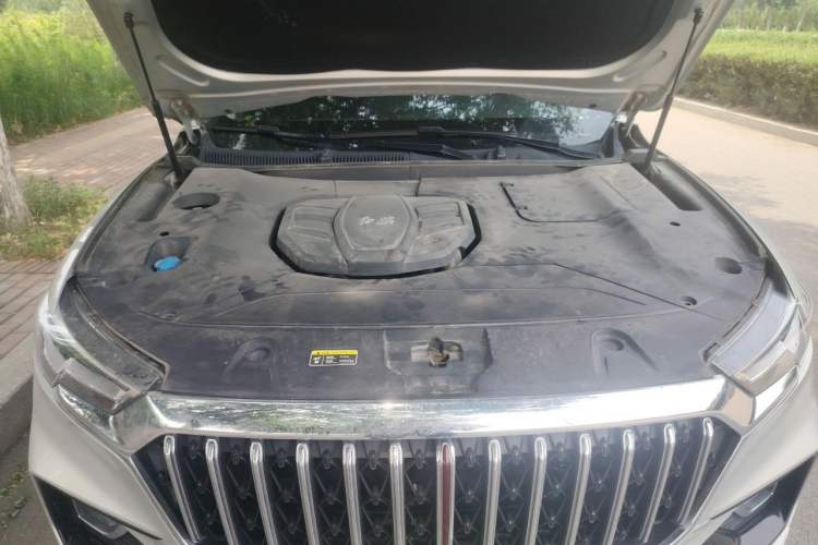 Used Hongqi HS5 2022 2.0T Smart Connect Flagship All-Wheel-Drive Version Engine Bay