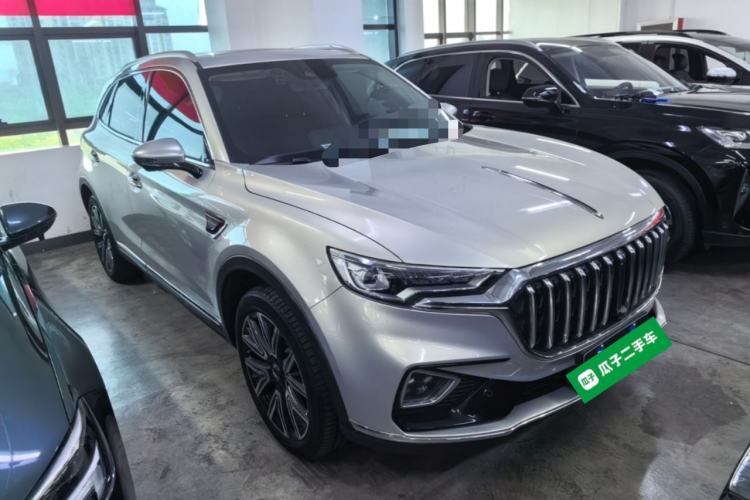 Used Hongqi HS5 2022 Facelifted Version 2.0T Smart Connect Flagship All-Wheel-Drive Edition Front Right 45 Deg