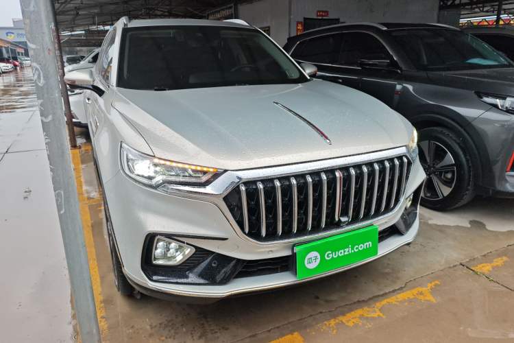 Used Hongqi HS5 2022 Facelifted Version 2.0T Smart Connect Flagship All-Wheel-Drive Edition Front Right 45 Deg
