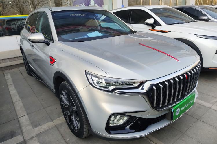 Used Hongqi HS5 2022 Facelifted Version 2.0T Smart Connect Flagship All-Wheel-Drive Edition Front Right 45 Deg