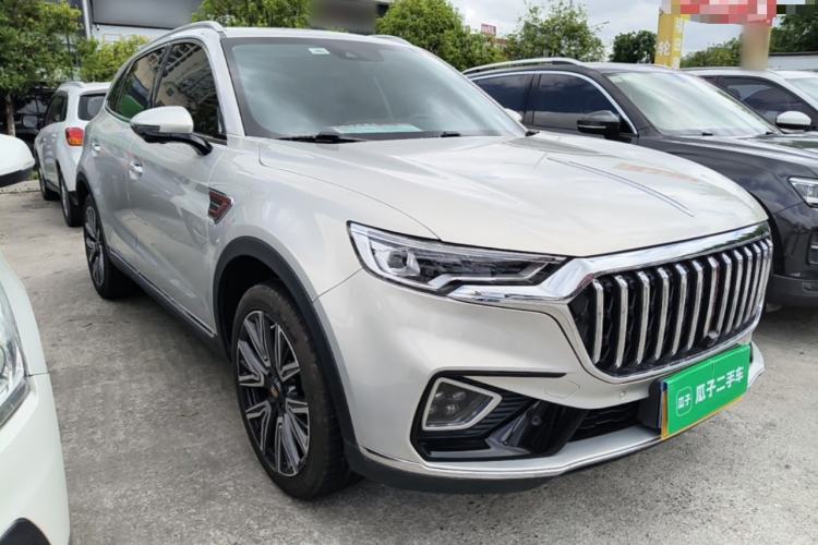 Used Hongqi HS5 2022 Facelifted Version 2.0T Smart Connect Flagship All-Wheel-Drive Edition Front Right 45 Deg