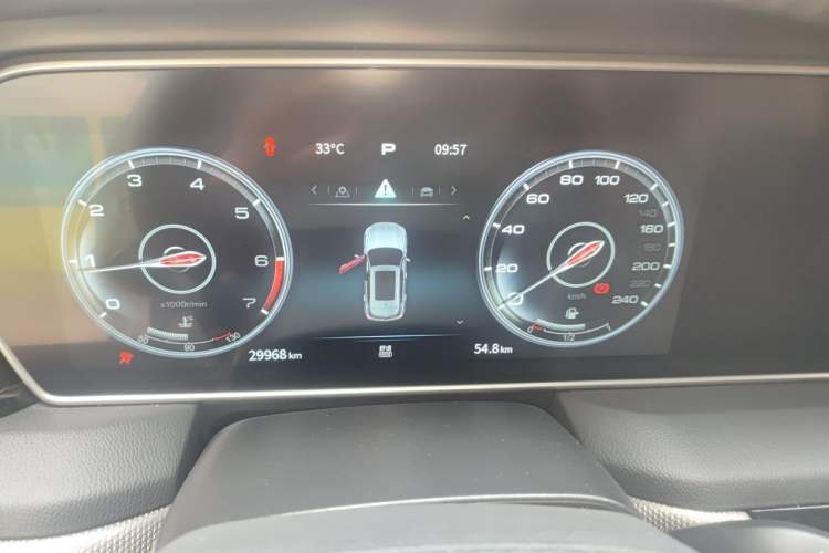 Used Hongqi HS5 2022 2.0T Smart Connect Flagship Enjoyment Purchase Edition Instrument Cluster