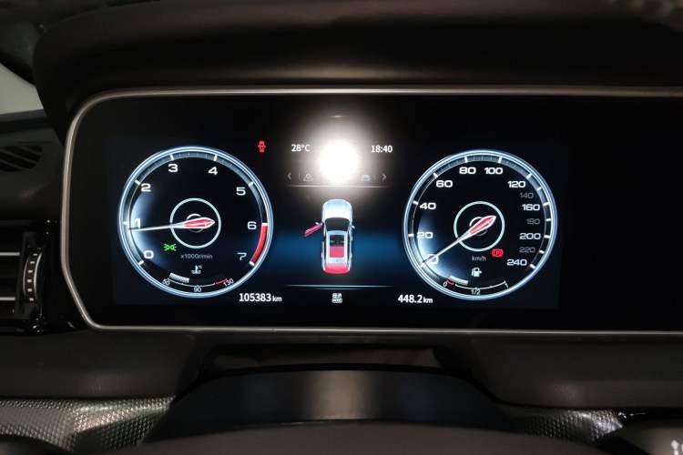 Used Hongqi HS5 2022 Revised Version 2.0T Smart Connect Flagship Edition Instrument Cluster