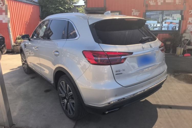 Used Hongqi HS5 2022 Facelifted Version 2.0T Smart Connect Flagship All-Wheel-Drive Edition Rear Left 45 Deg