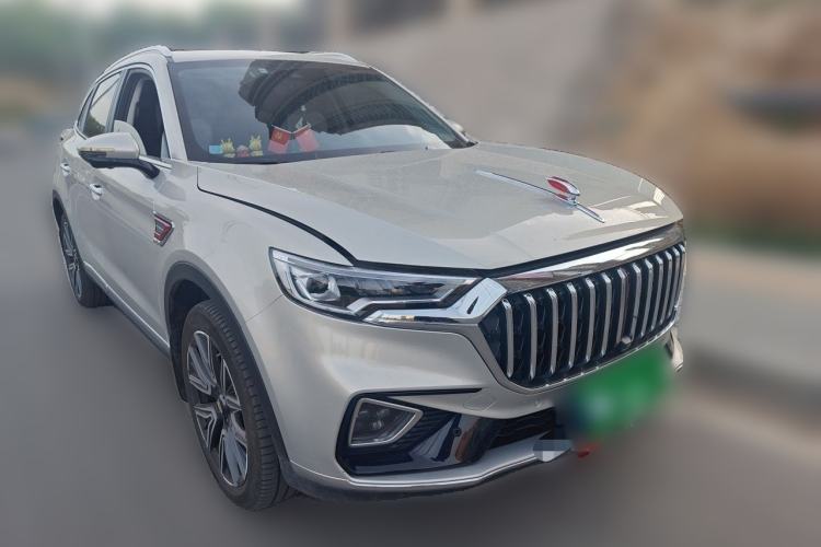 Used Hongqi HS5 2022 Facelifted Version 2.0T Smart Connect Flagship All-Wheel-Drive Edition Front Right 45 Deg