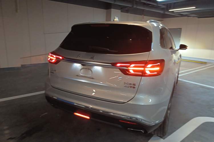 Used Hongqi HS5 2022 Facelifted Version 2.0T Smart Connect Flagship All-Wheel-Drive Edition Rear Right 45 Deg