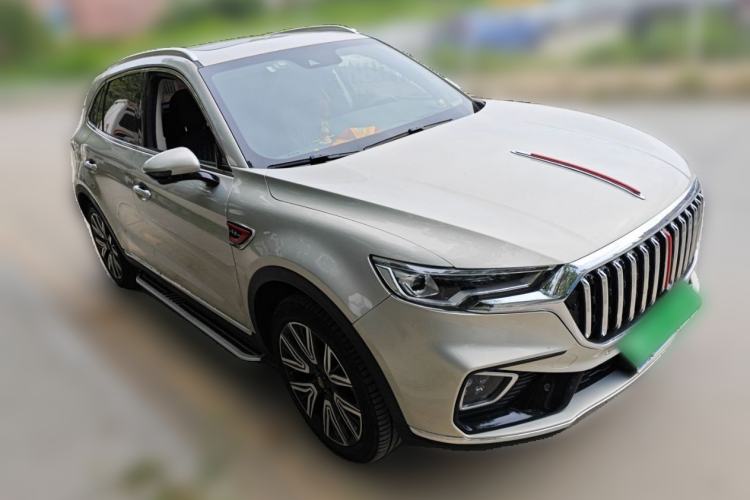 Used Hongqi HS5 2022 Facelifted Version 2.0T Smart Connect Flagship All-Wheel-Drive Edition Front Right 45 Deg