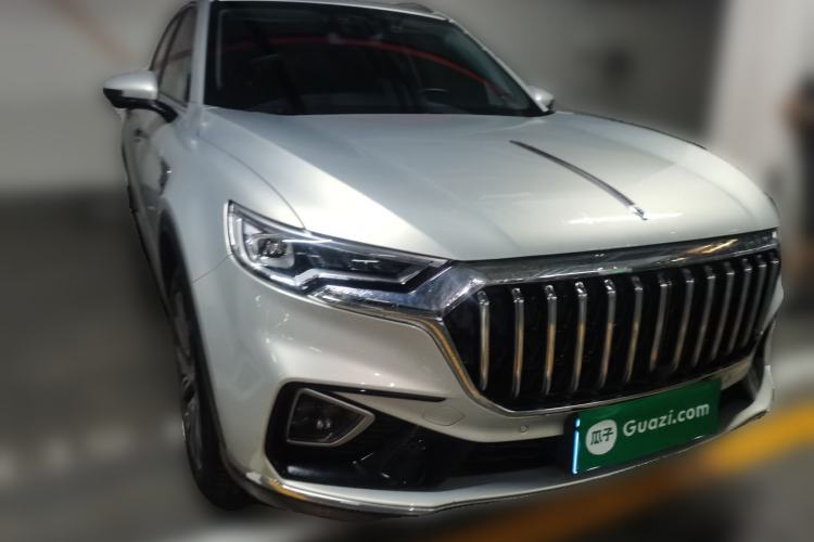 Used Hongqi HS5 2022 Facelifted Version 2.0T Smart Connect Flagship All-Wheel-Drive Edition Front Right 45 Deg