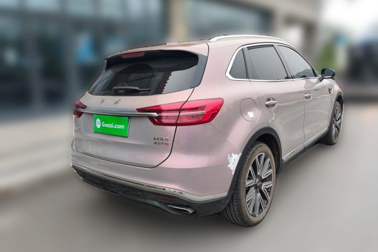 Used Hongqi HS5 2022 Facelifted Version 2.0T Smart Connect Flagship All-Wheel-Drive Edition Rear Right 45 Deg